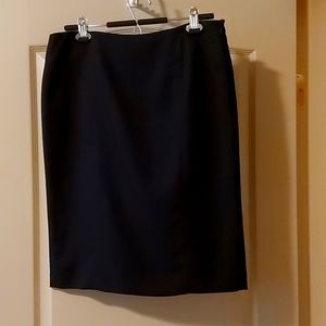 Classic black pencil skirt
